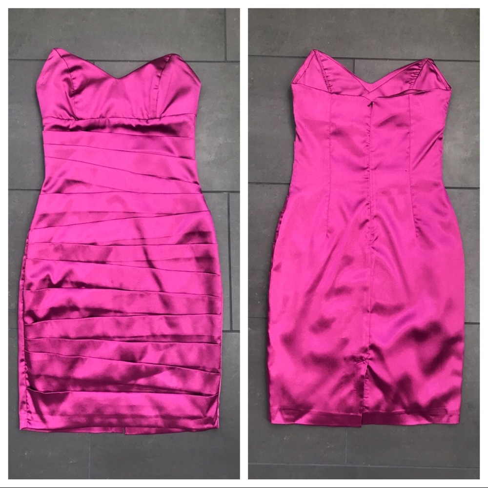 Pink bridesmaid dress
